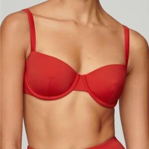 cuup swimwear balconette top and high waisted bottoms